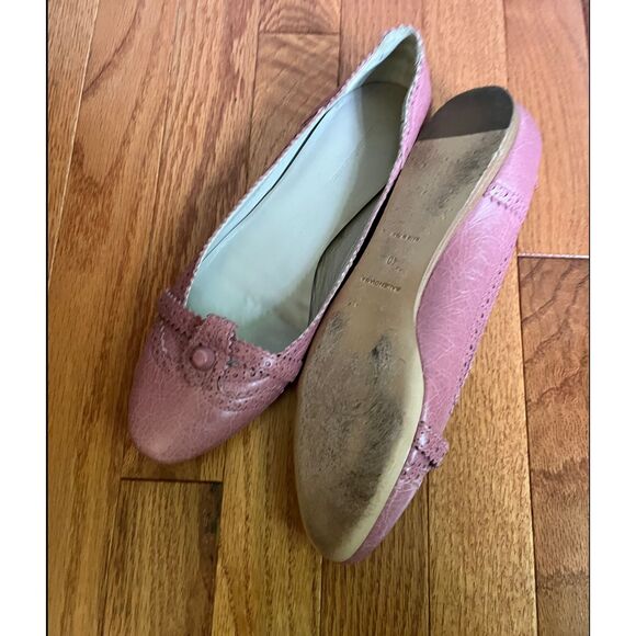 Balenciaga Coquelicot Brogue Flats - Picture 4 of 4